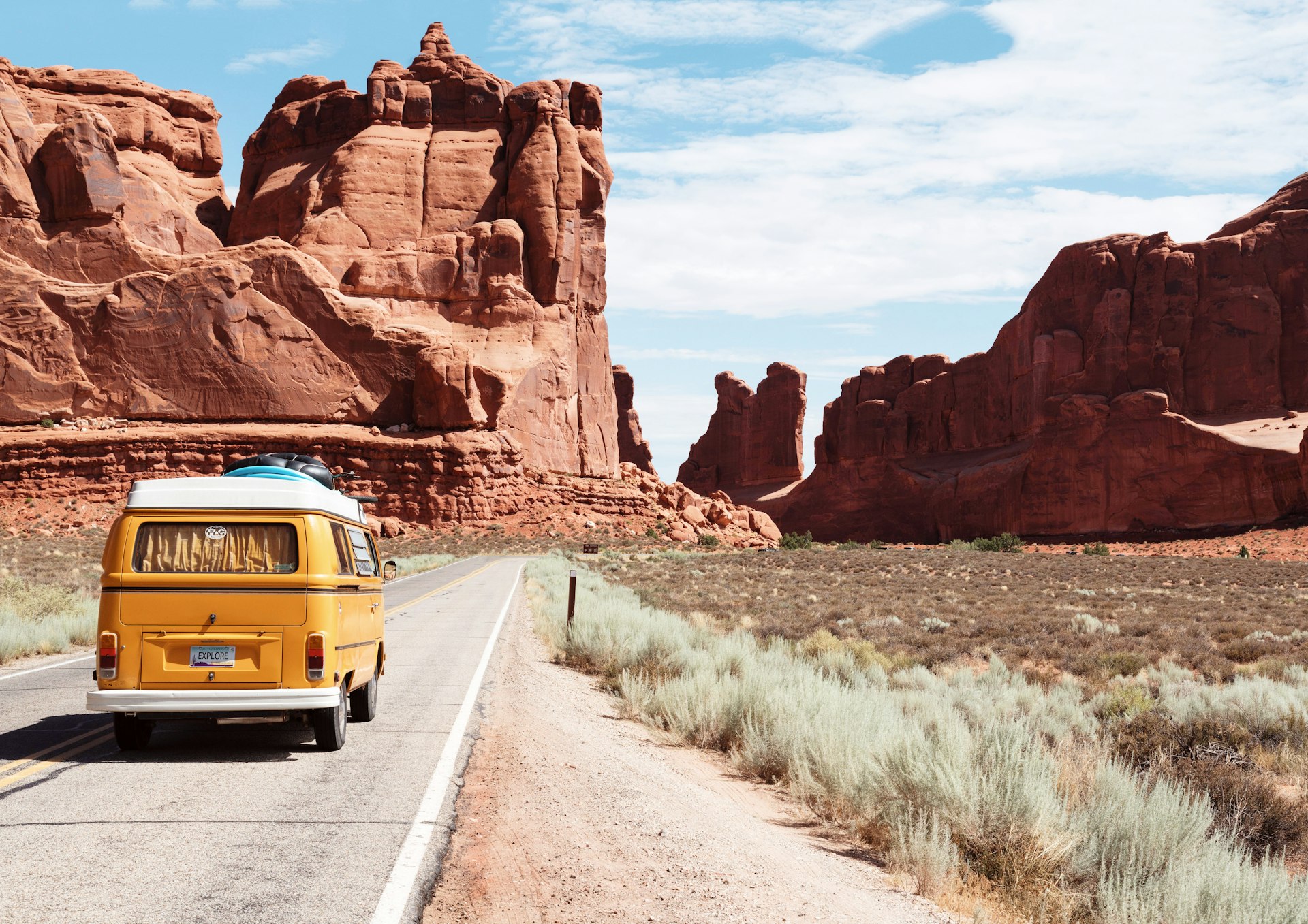 Epic road trip scenery